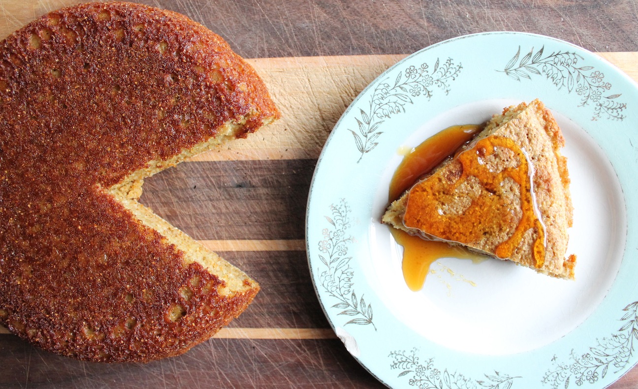 fig. d: corn bread hearts sorghum molasses