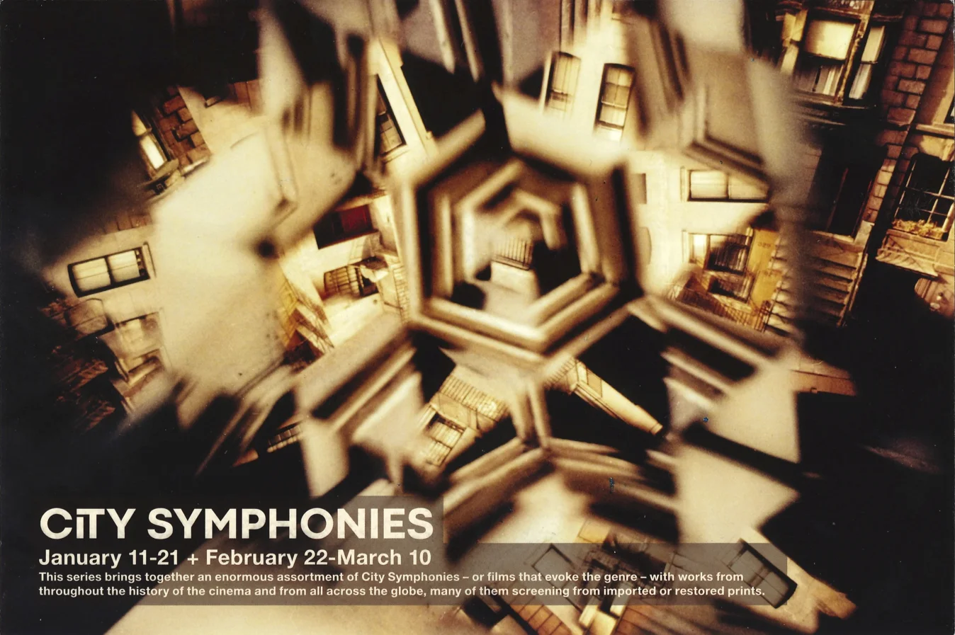 fig. a: city symphonies @ Anthology Film Archives
