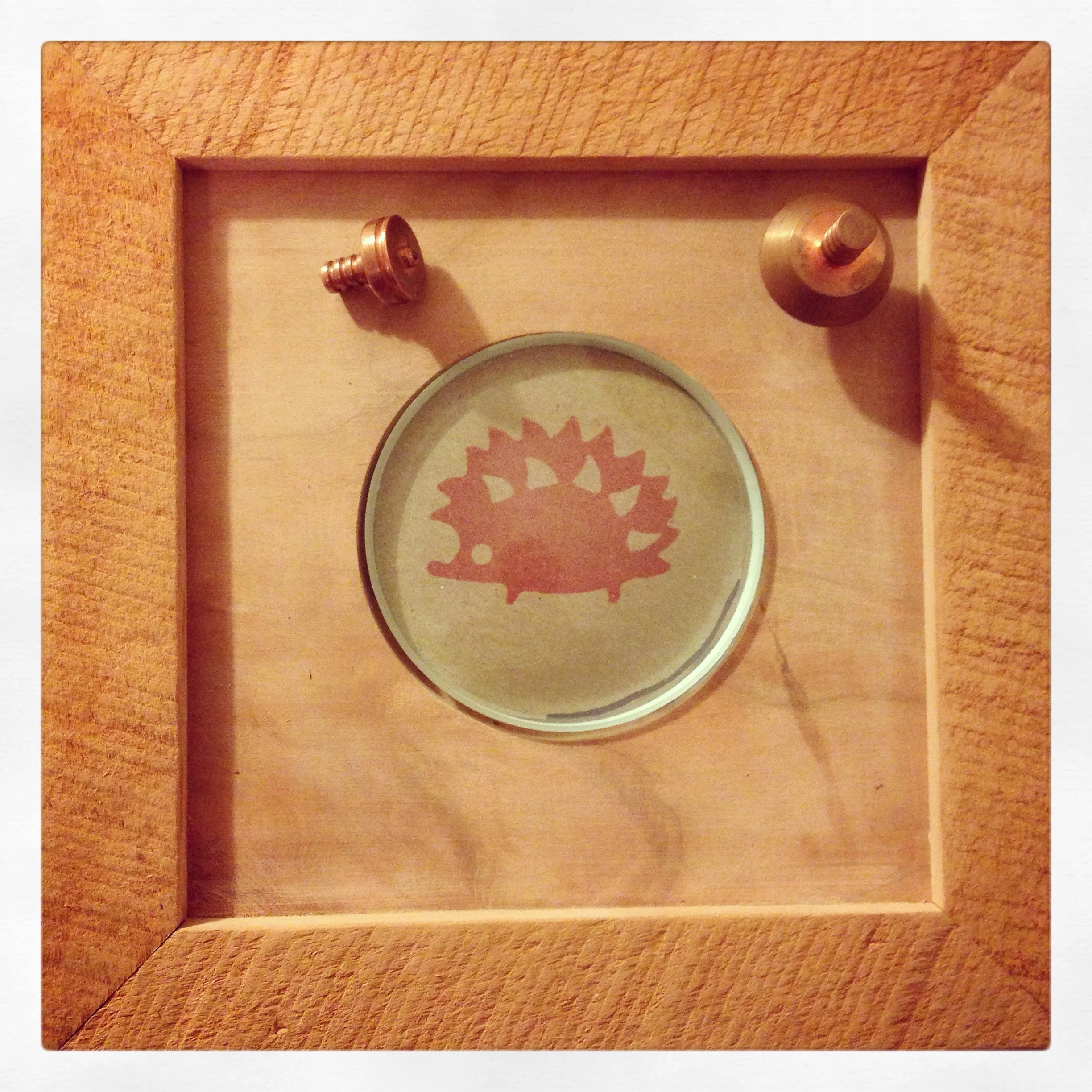 Rough Solid Cherry Prototype with 75mm Convex lens