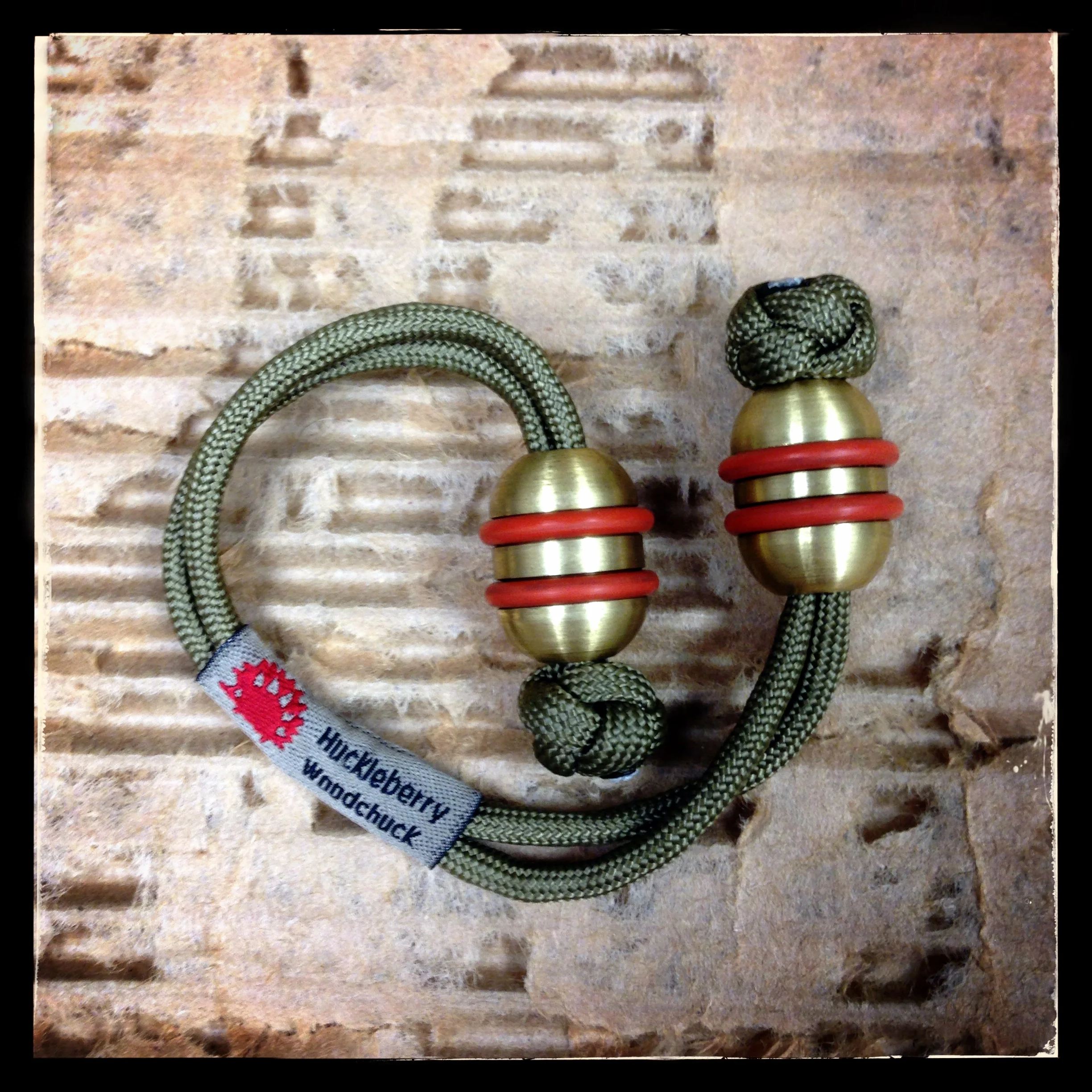 Huckle Berries Brass Begleri Beads