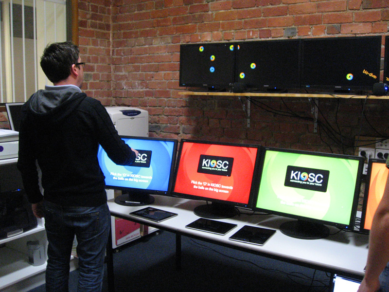 Testing consoles for KIOSC