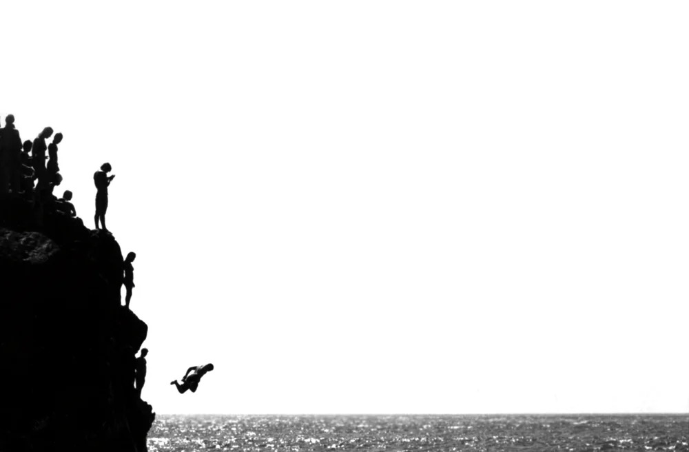 cliff jumper, waimea bay, 2007