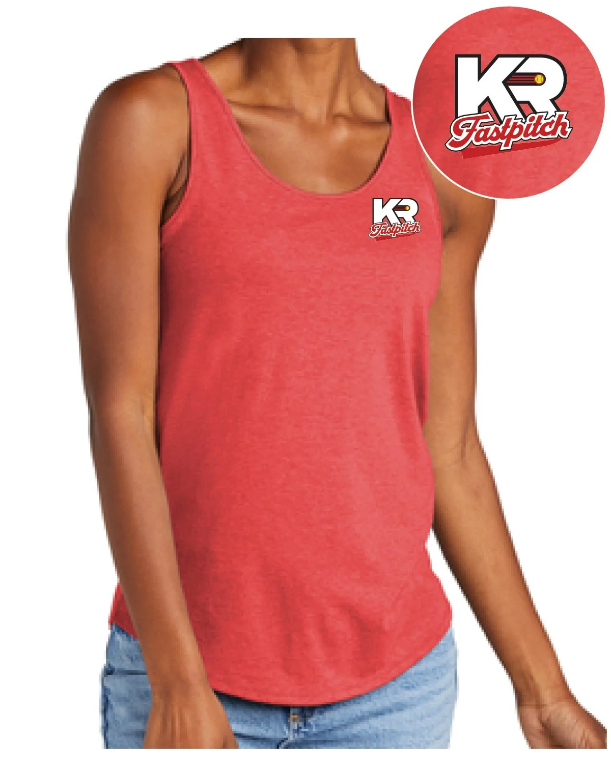 Relaxed Red Frost Tank