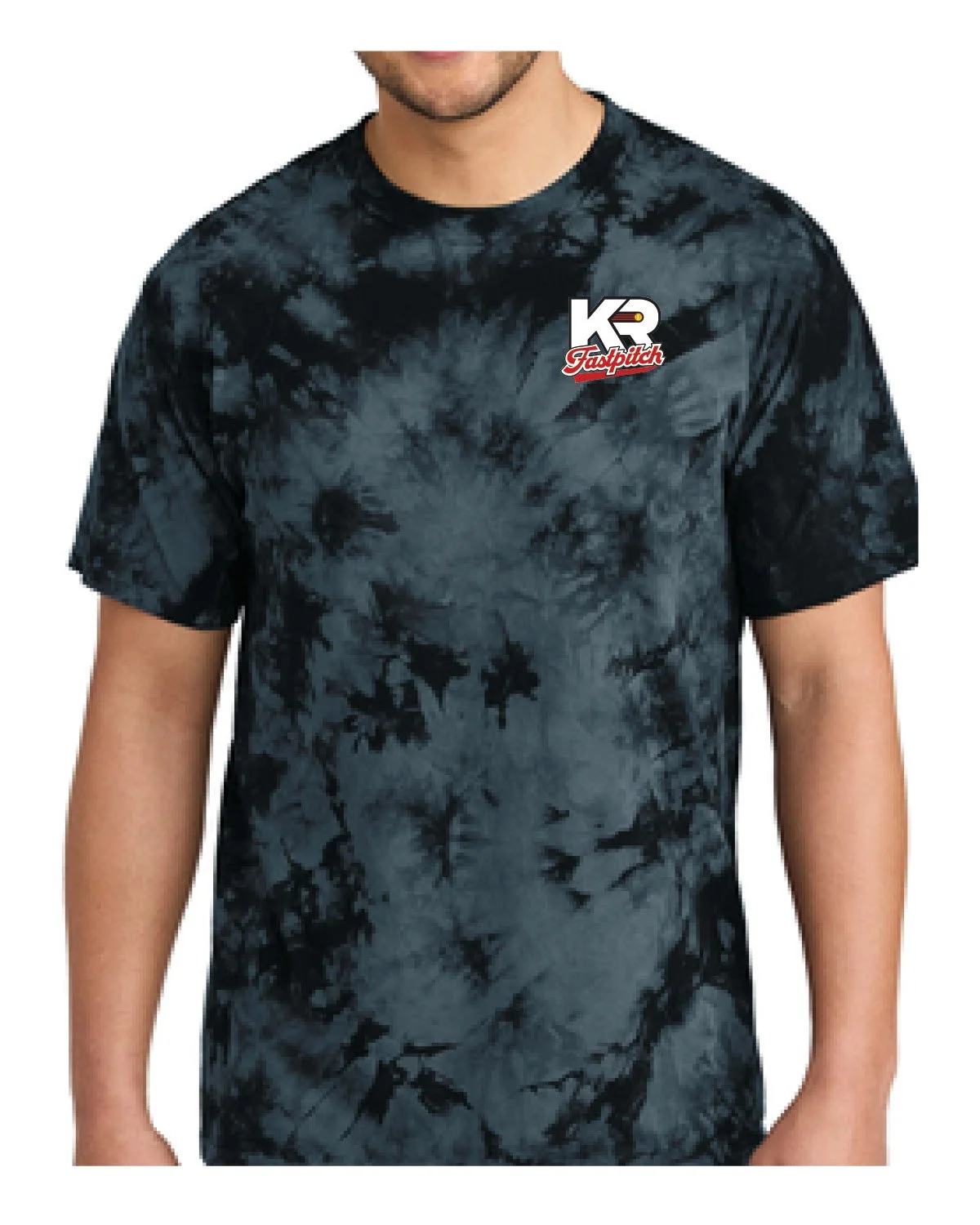 Tie-Dye Black Tee