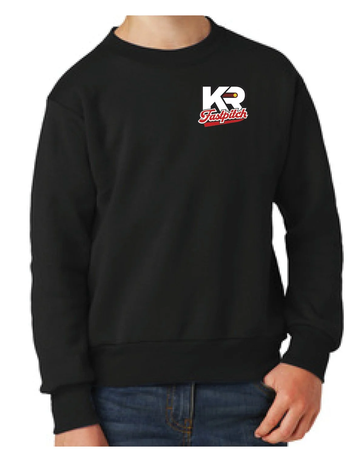 Youth Crewneck Black Sweatshirt