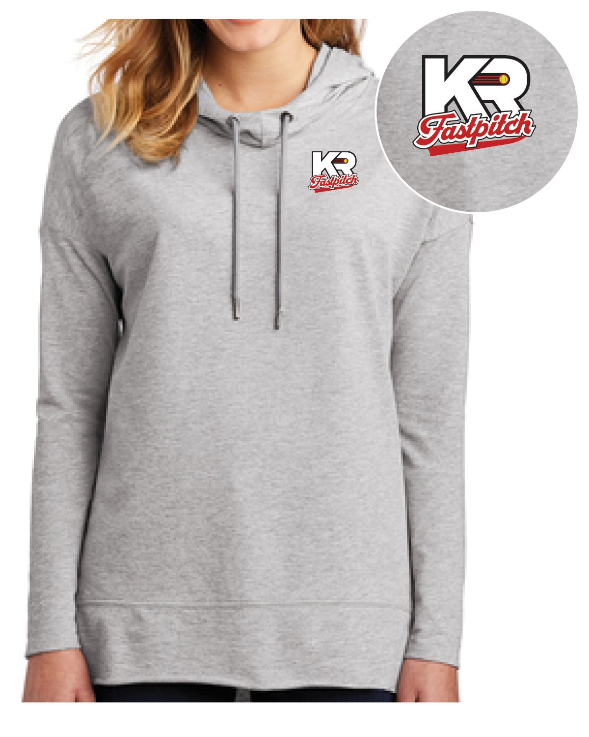 French Terry Grey Hoodie