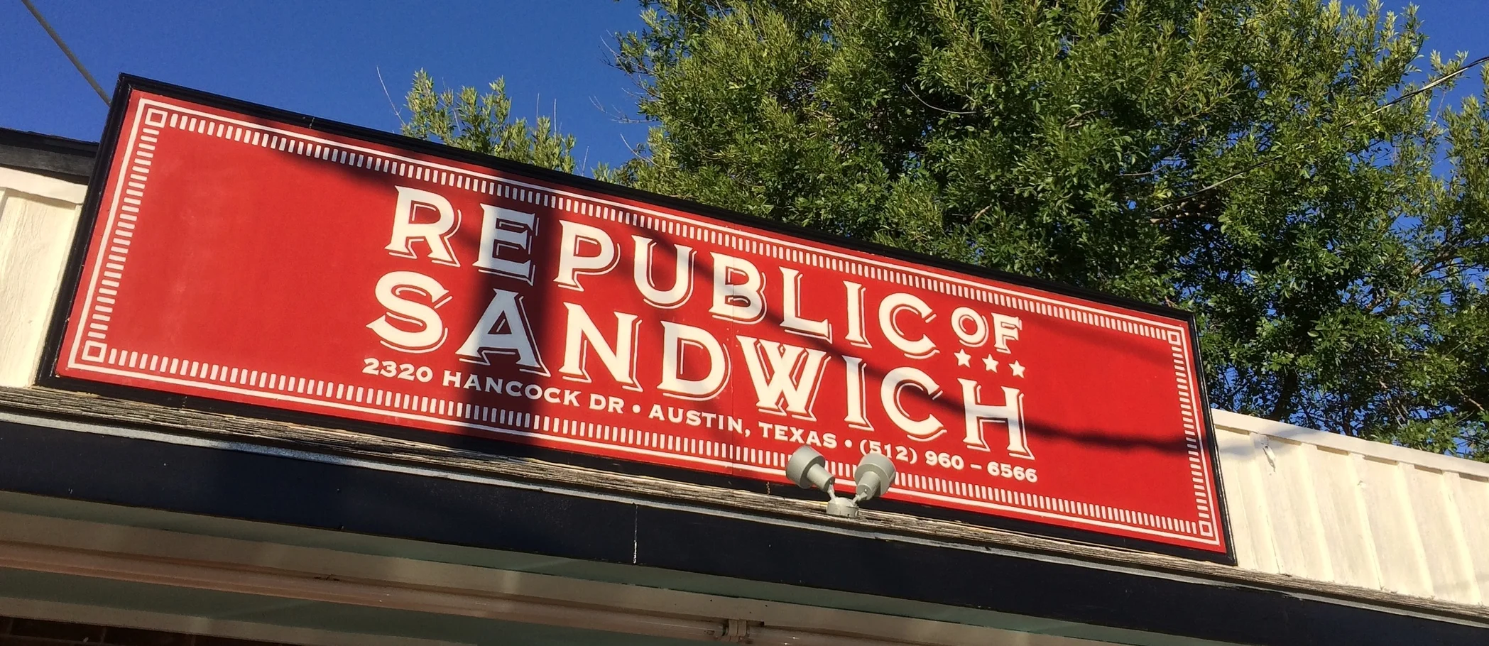Republic of Sandwich Sign
