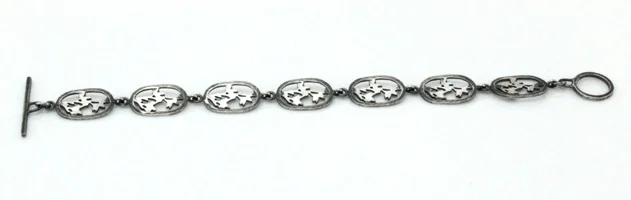 Linked Cherry Blossom Bracelet