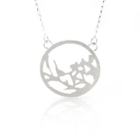 Small Open Circle Pendant