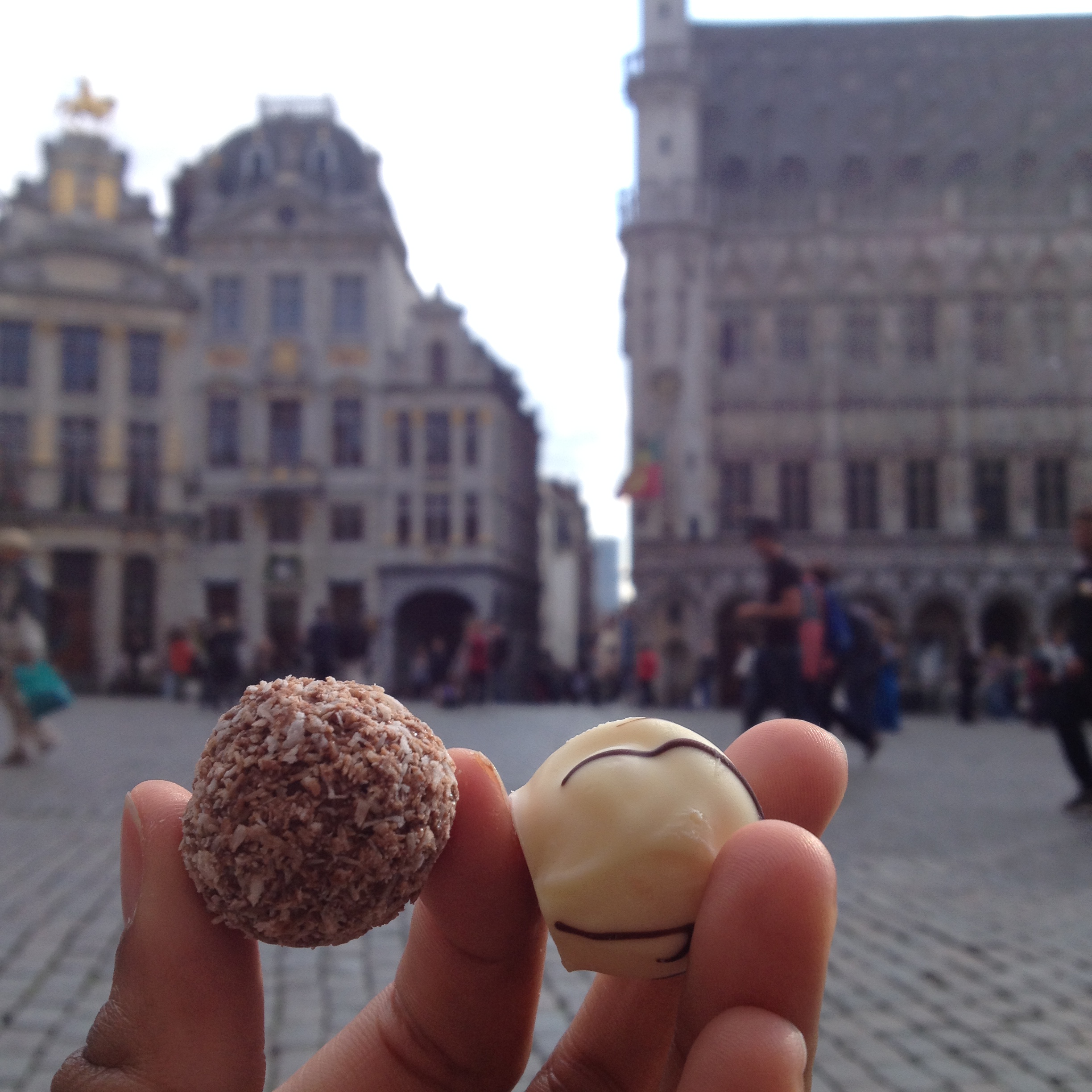 Pralines from Leonidas, Grand Place, Bruxelles May 2015