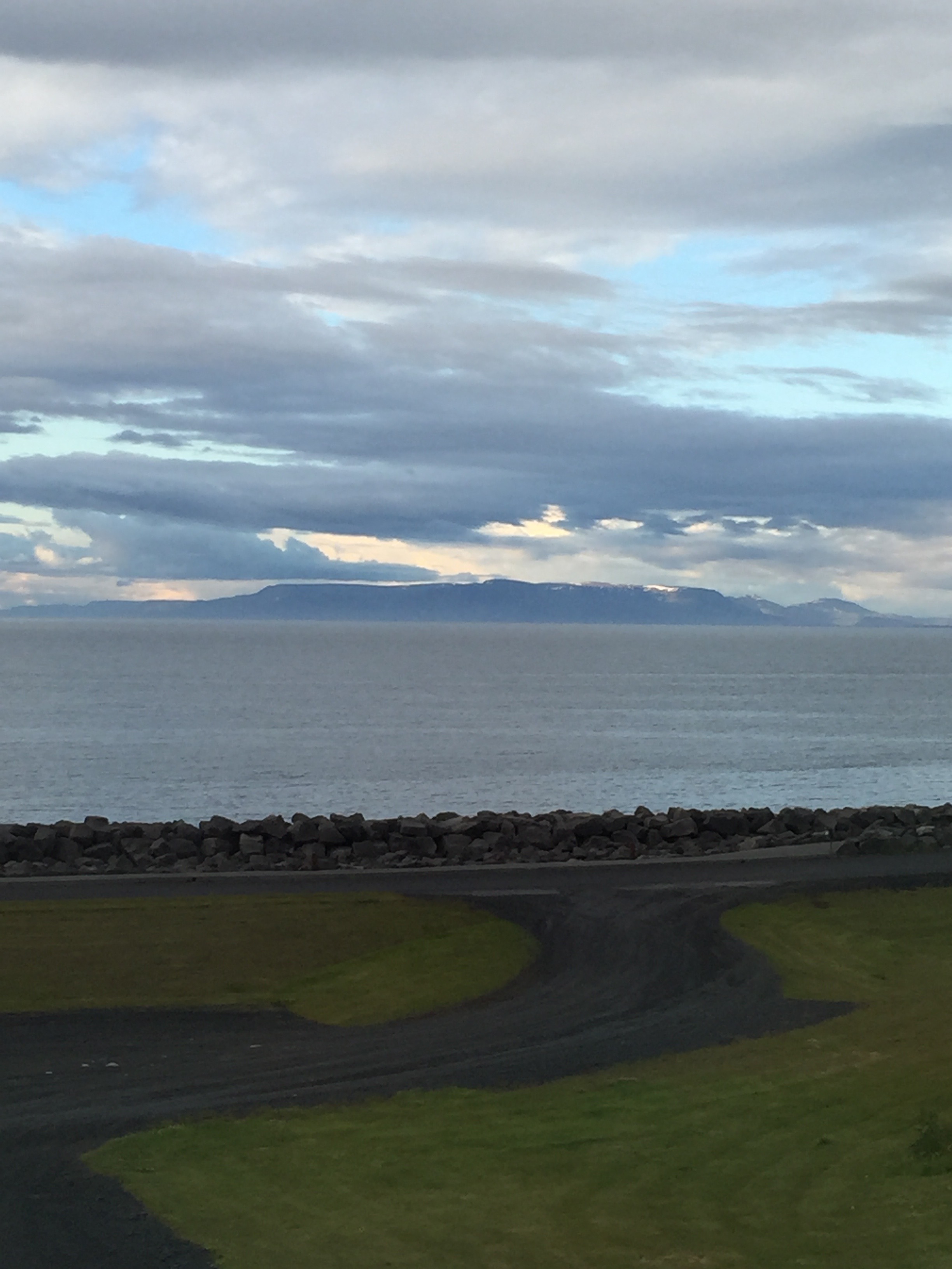 When 9pm on a June night looks and feels like this, I could get used to living on a volcanic rock.