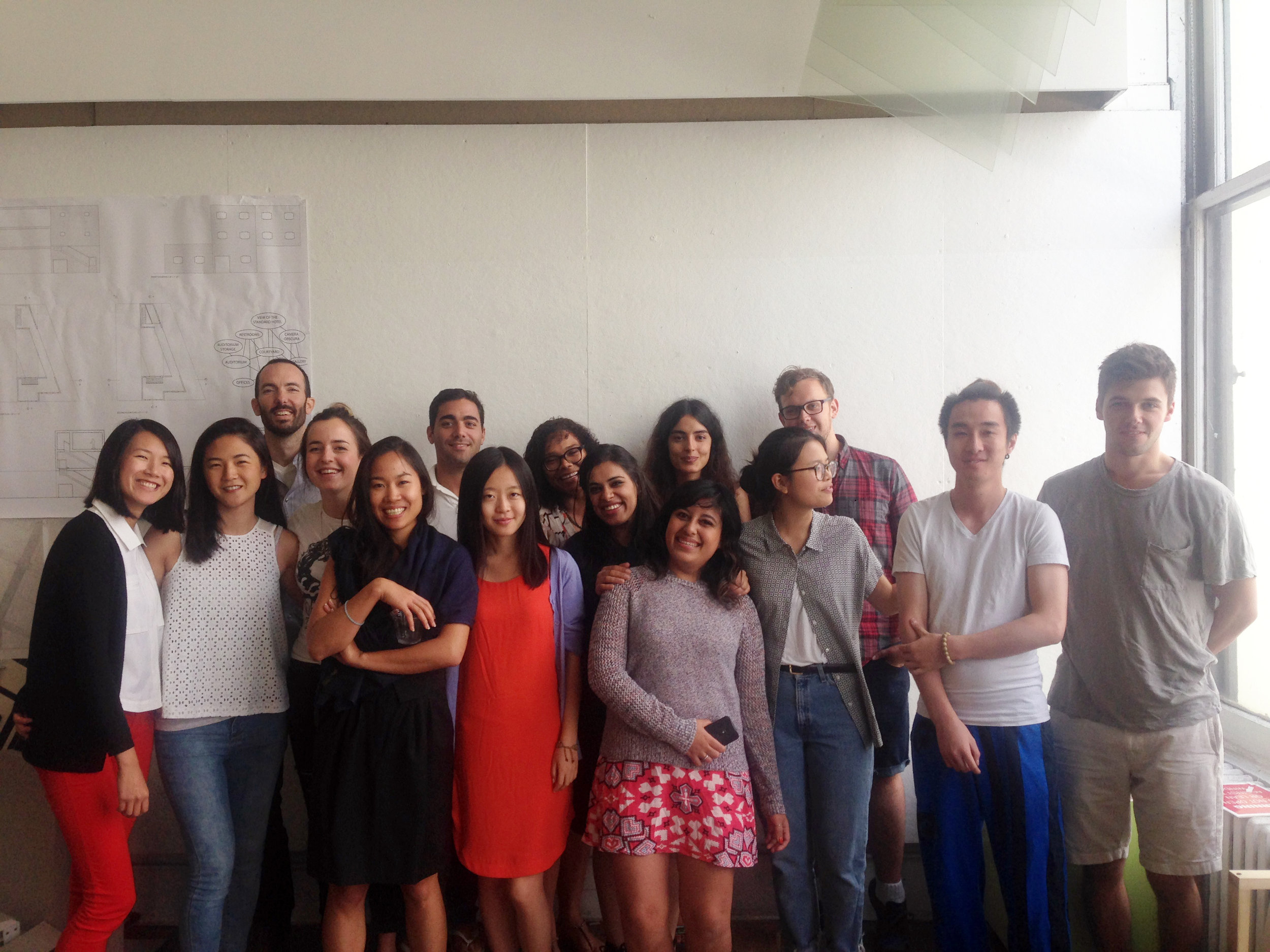 Studio B for Best! My studio mates and I on the last day of the Parsons SCE Summer 2014 course at Parsons The New School of Design in New York City.