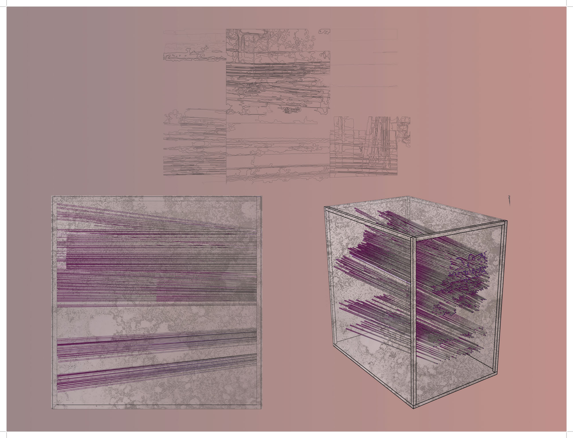 Final design for the housing of an isolated moment. drawn in Rhinoceros.