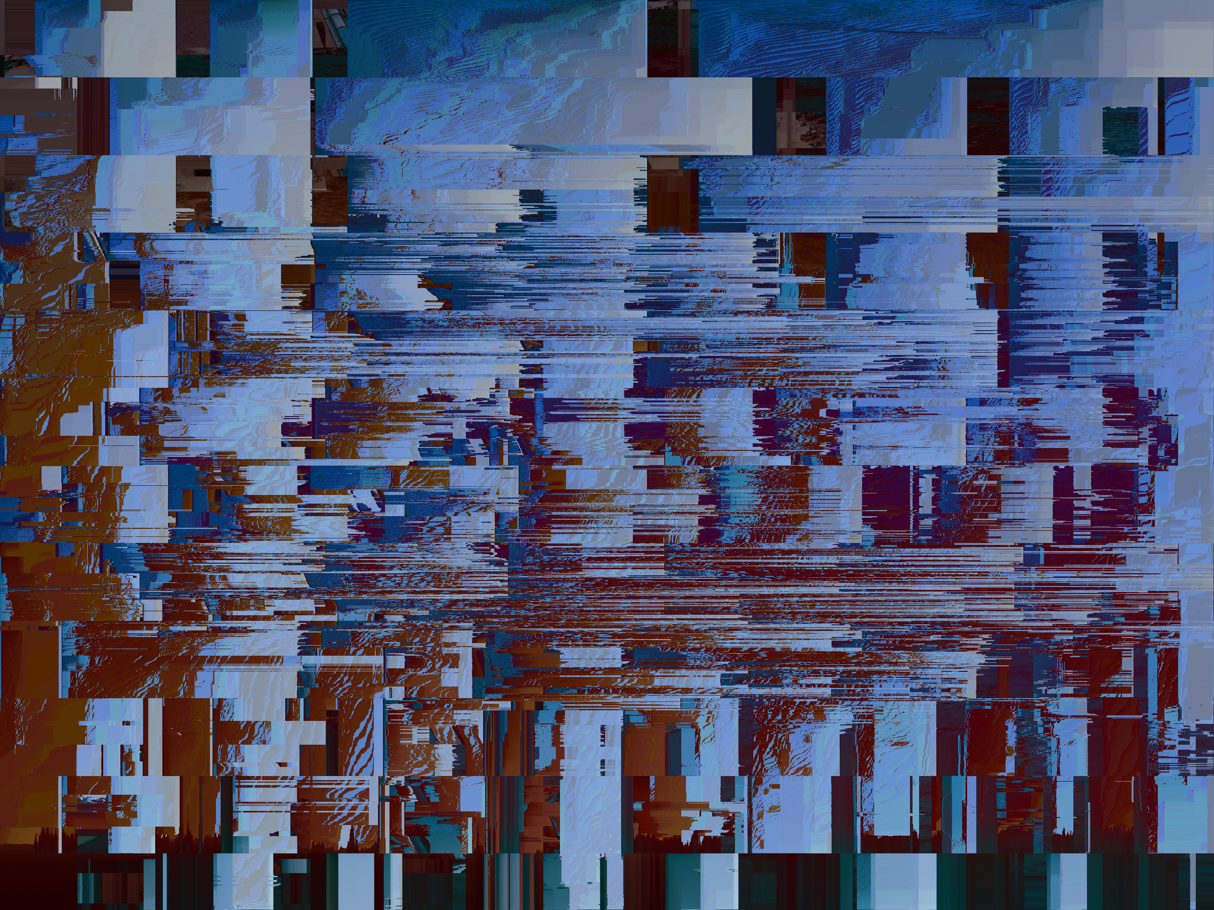 Digitally Generated Aquascape of My Imagination Part I Iterations Digitally manipulated image made with Processing November 2017