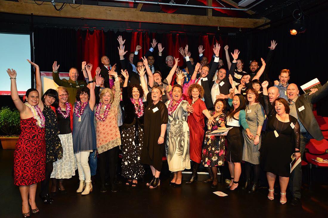 Our Leadership NZ 2015 cohort at the Graduation Ceremony! (Q Theatre, November 2015) More Graduand biographies and reflections »