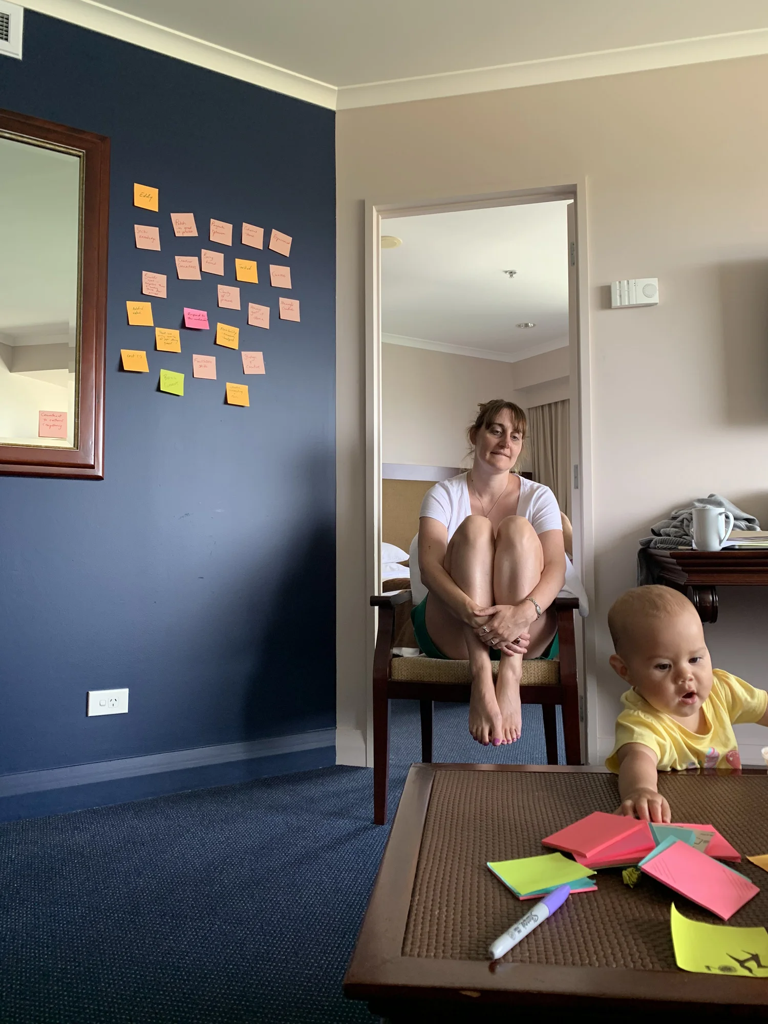 Luka leads us in a Design Thinking session