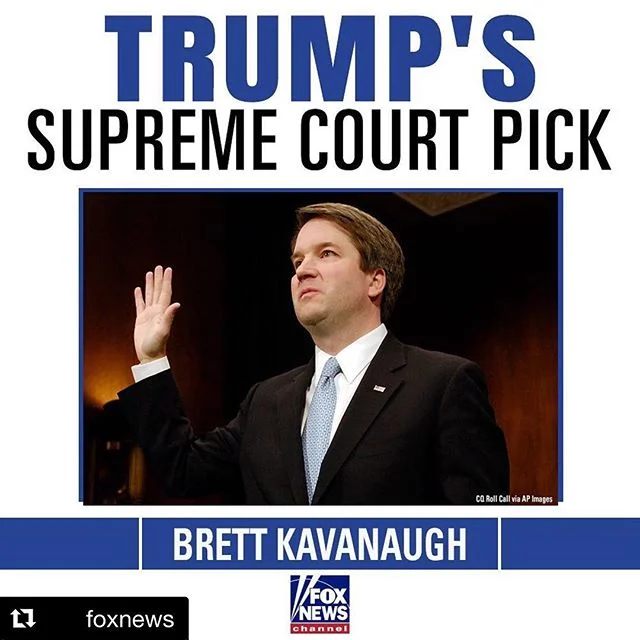#Repost @foxnews  BREAKING: President @realdonaldtrump announces Brett Kavanaugh as his new Supreme Court nominee.