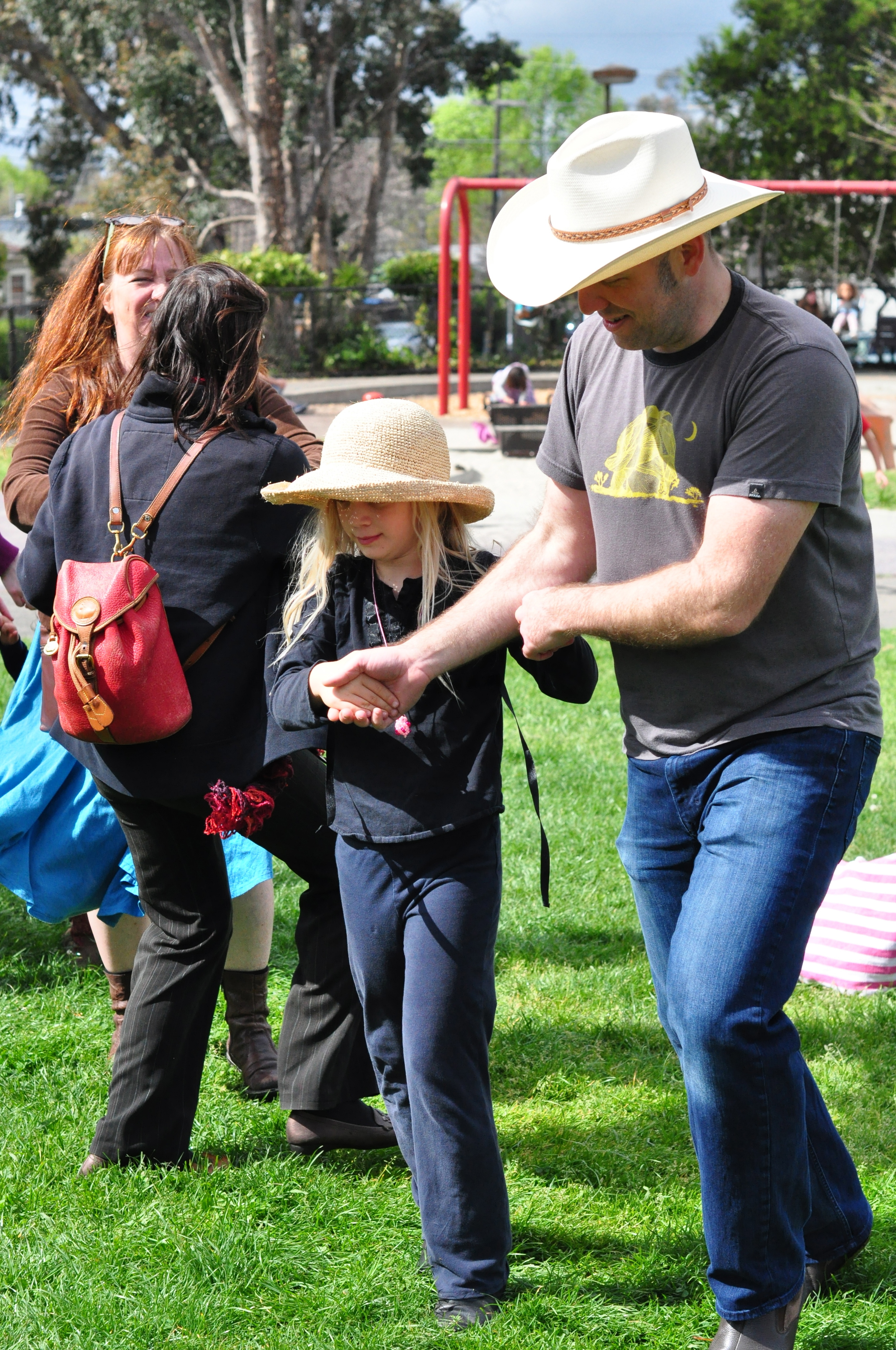Dancing on the Green.
