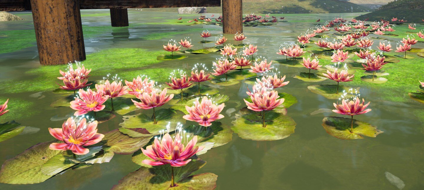 Credits: lighting, flora, water shader