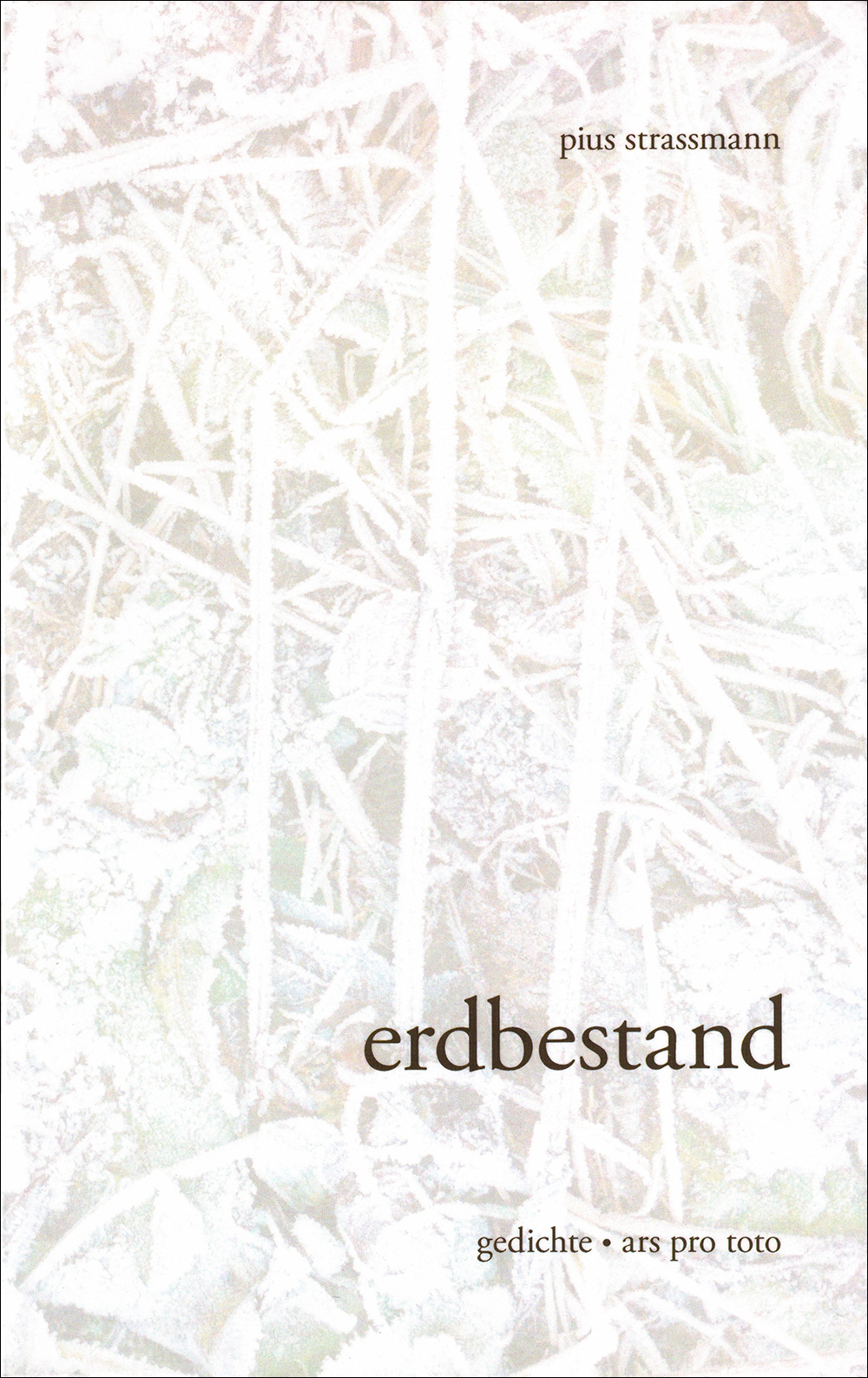 erdbestand gedichte paperback, 120 seiten fr. 23.50 oder etwas preisgünstiger in der hirschmatt-buchhandlung isbn 978-3-9524115-0-6
