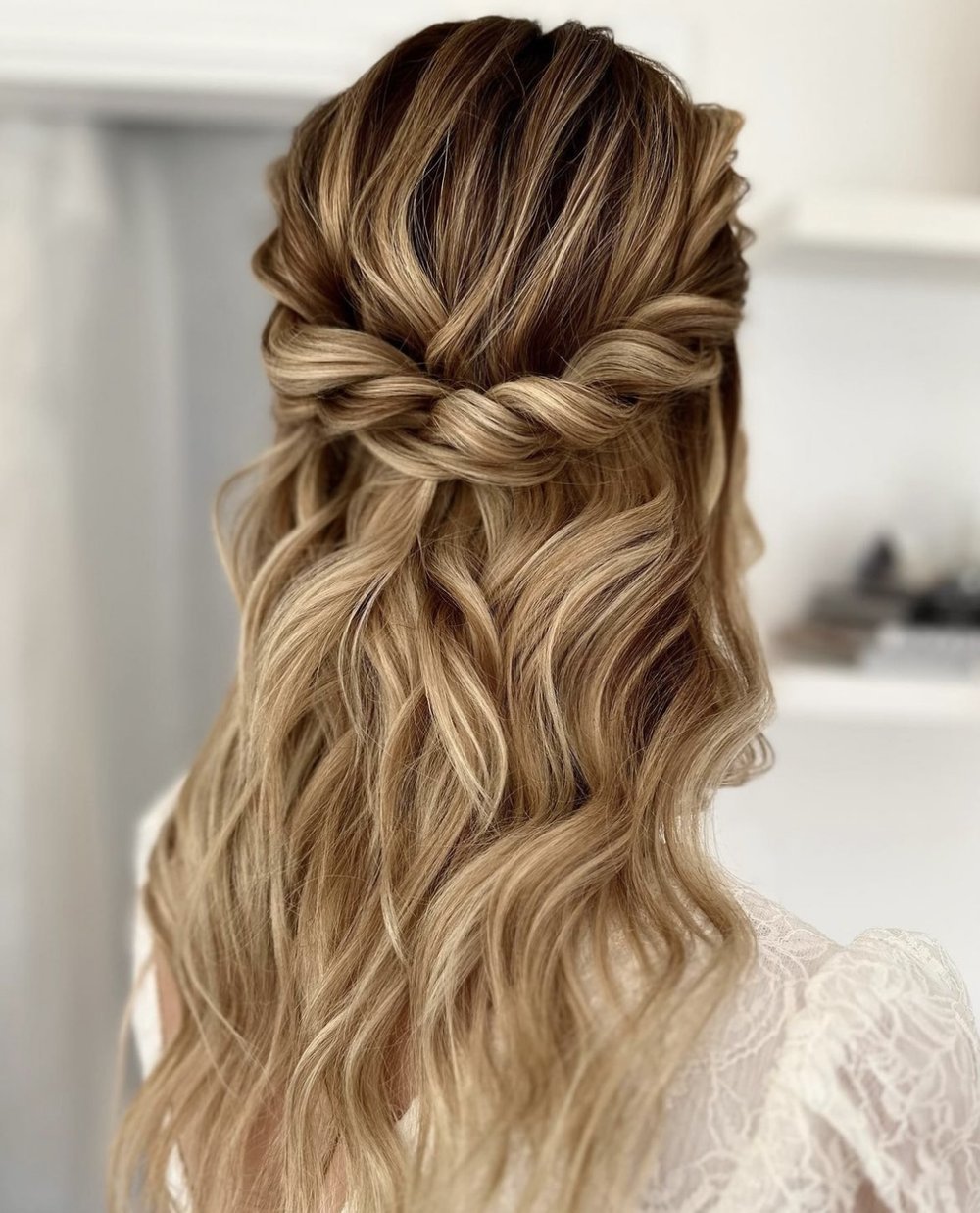 Effortless up do for brides