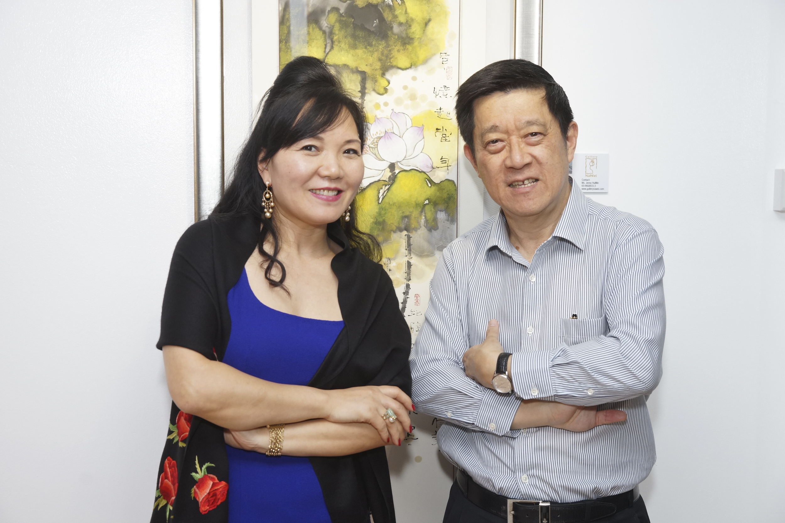 Jenny Zhu HuiMin , Mr. Choo Thiam Siew 0- President of NAFA.jpg
