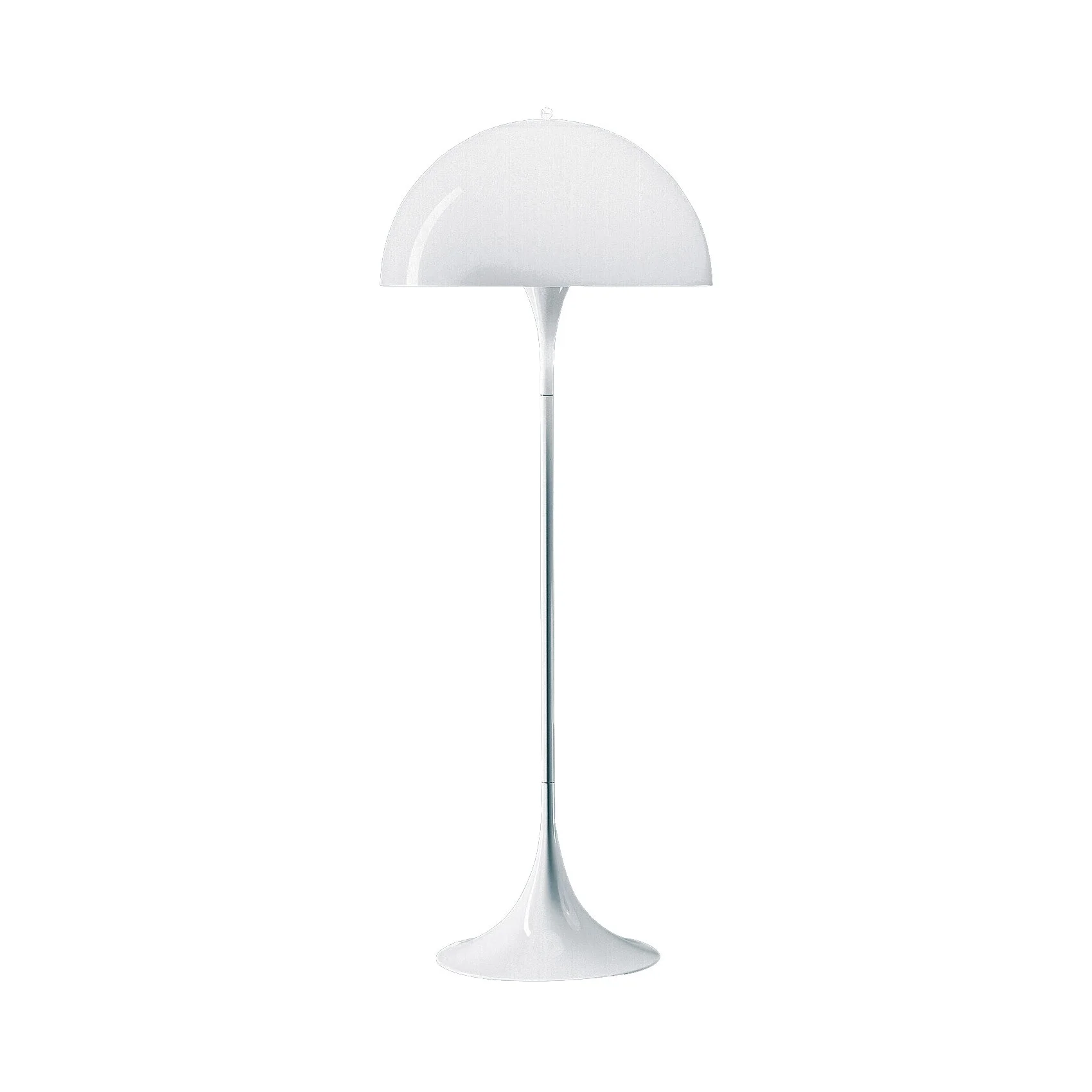 Panthella Golvlampa av Verner Panton. D50 cm H130 cm Lagerstatus: I lager.