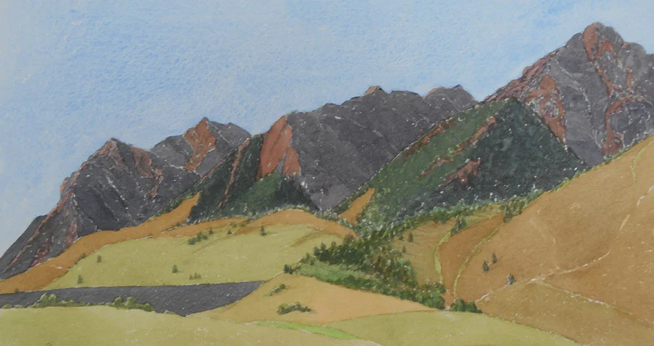 Sawtooth Range, Idaho, Late Evening