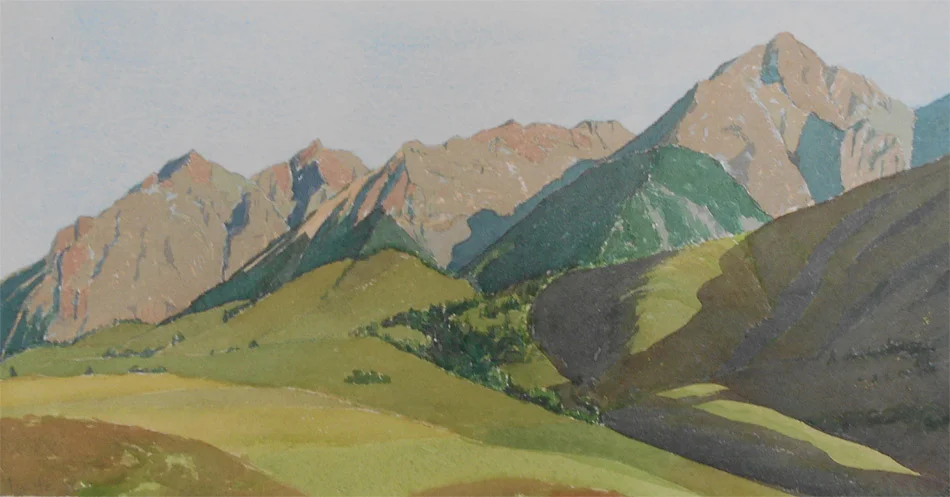 Sawtooth Range, Idaho, Morning
