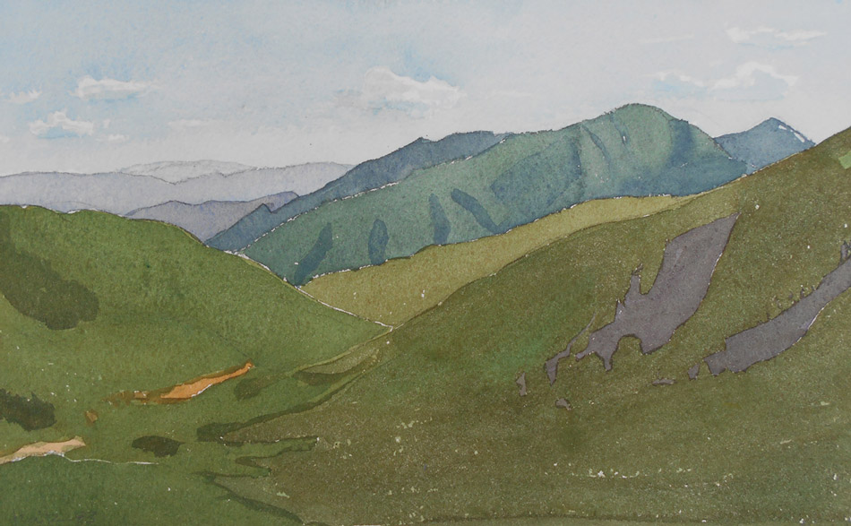 Looking South into Idaho, From Chief Joseph Pass, Montana, #1