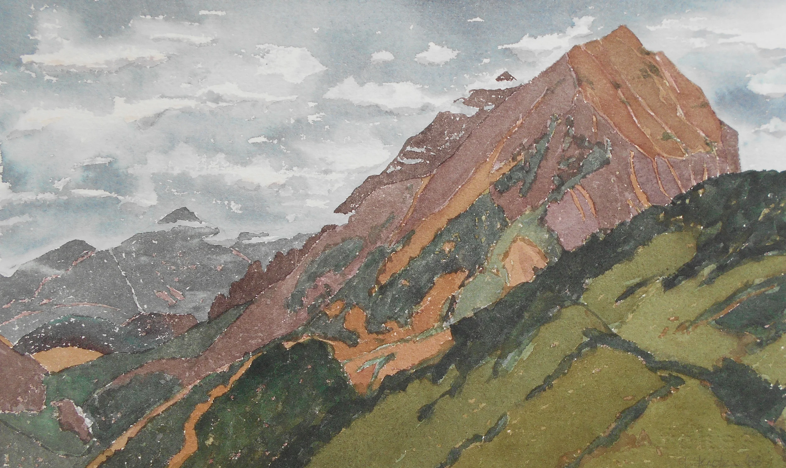 Malemute and Castle Peaks, Near Snowmass, Colorado