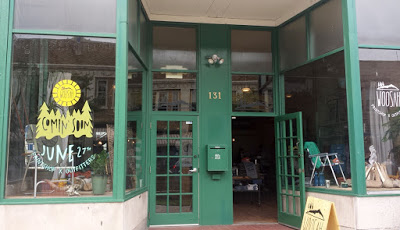 The store is combination of everything Woosah means for Erica > the artful, handmade nature of her carved woodblocks, mixed with the stillness and beauty of nature. Erica has put so much of herself into the store, and it is designed personally and immaculately. Details were not overlooked.