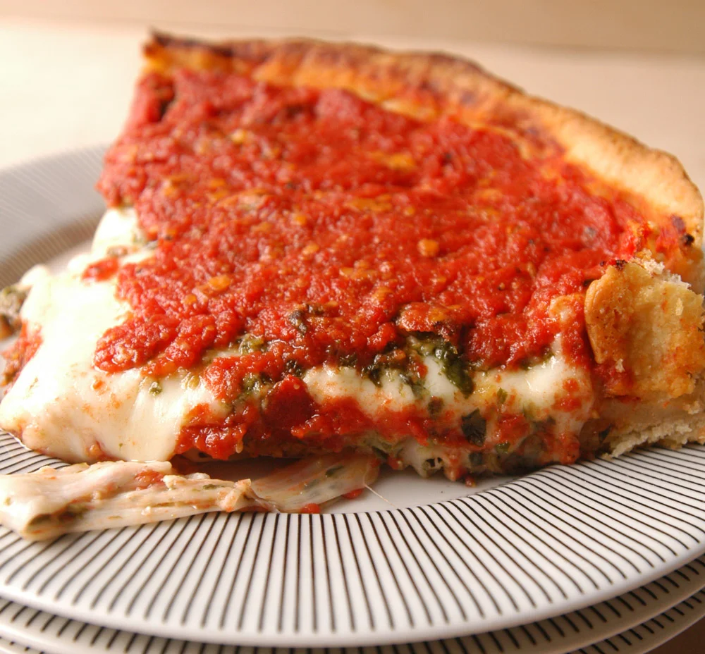 Deep Dish Spinach & Cheese