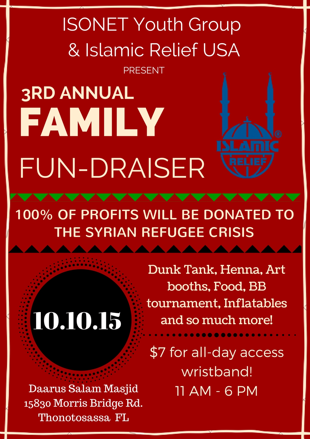 ISONET 3rd annual Family Fun-draiser!