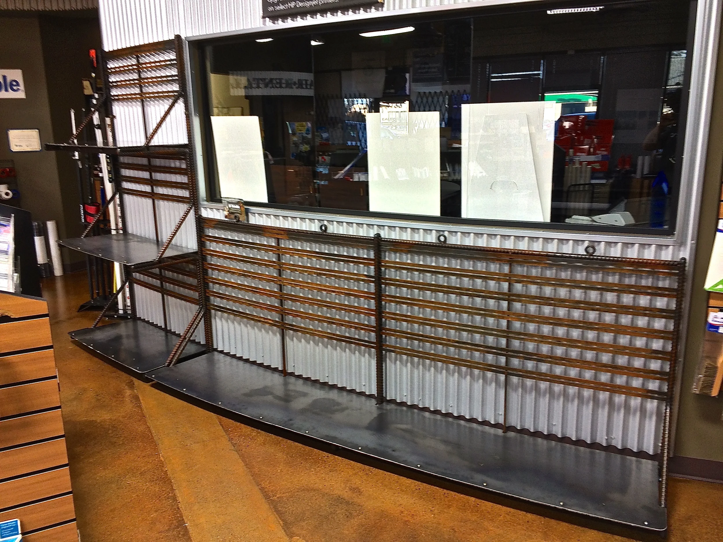 Custom rebar store fixtures
