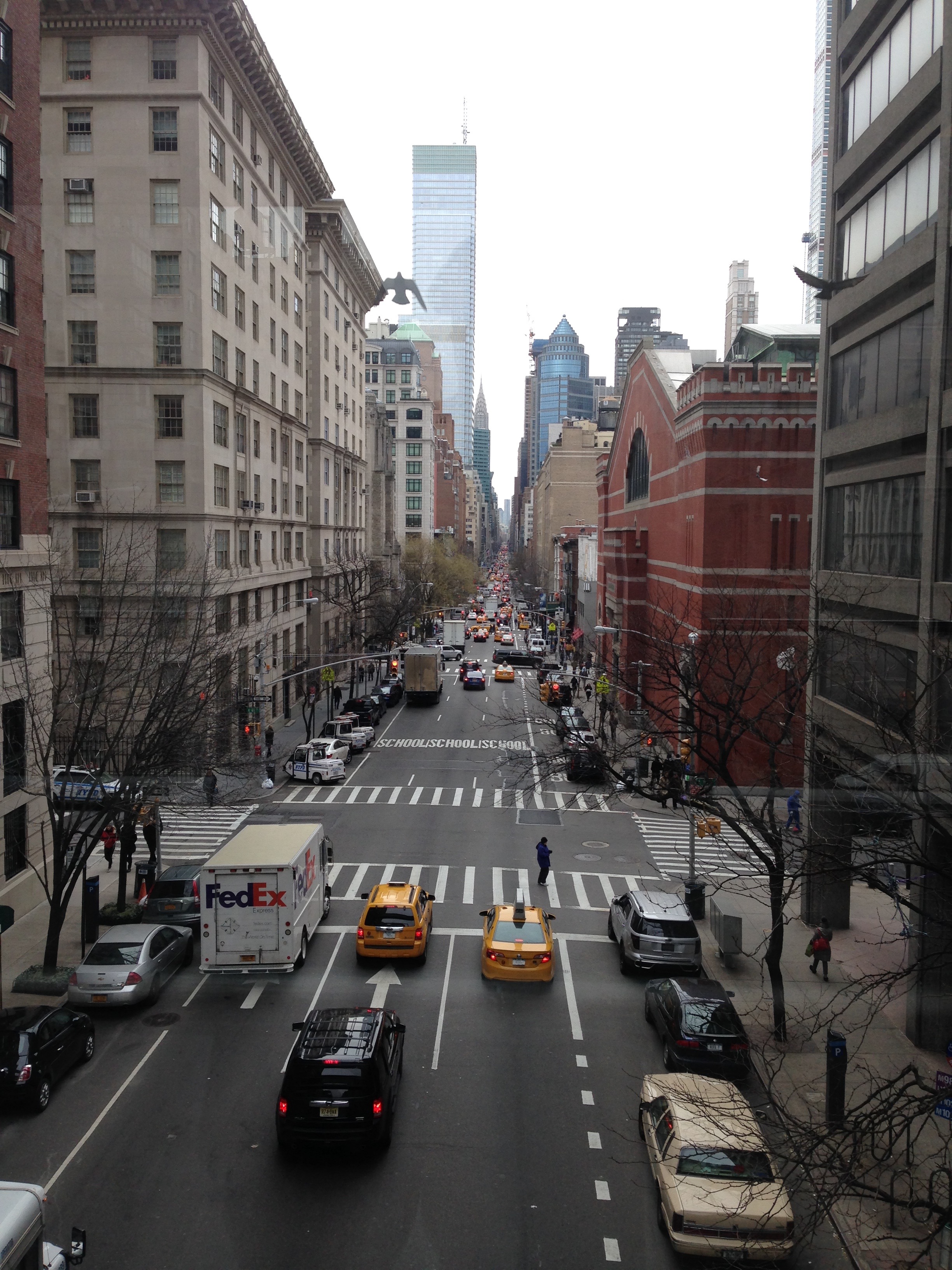 Lexington Ave looking south from 68th street