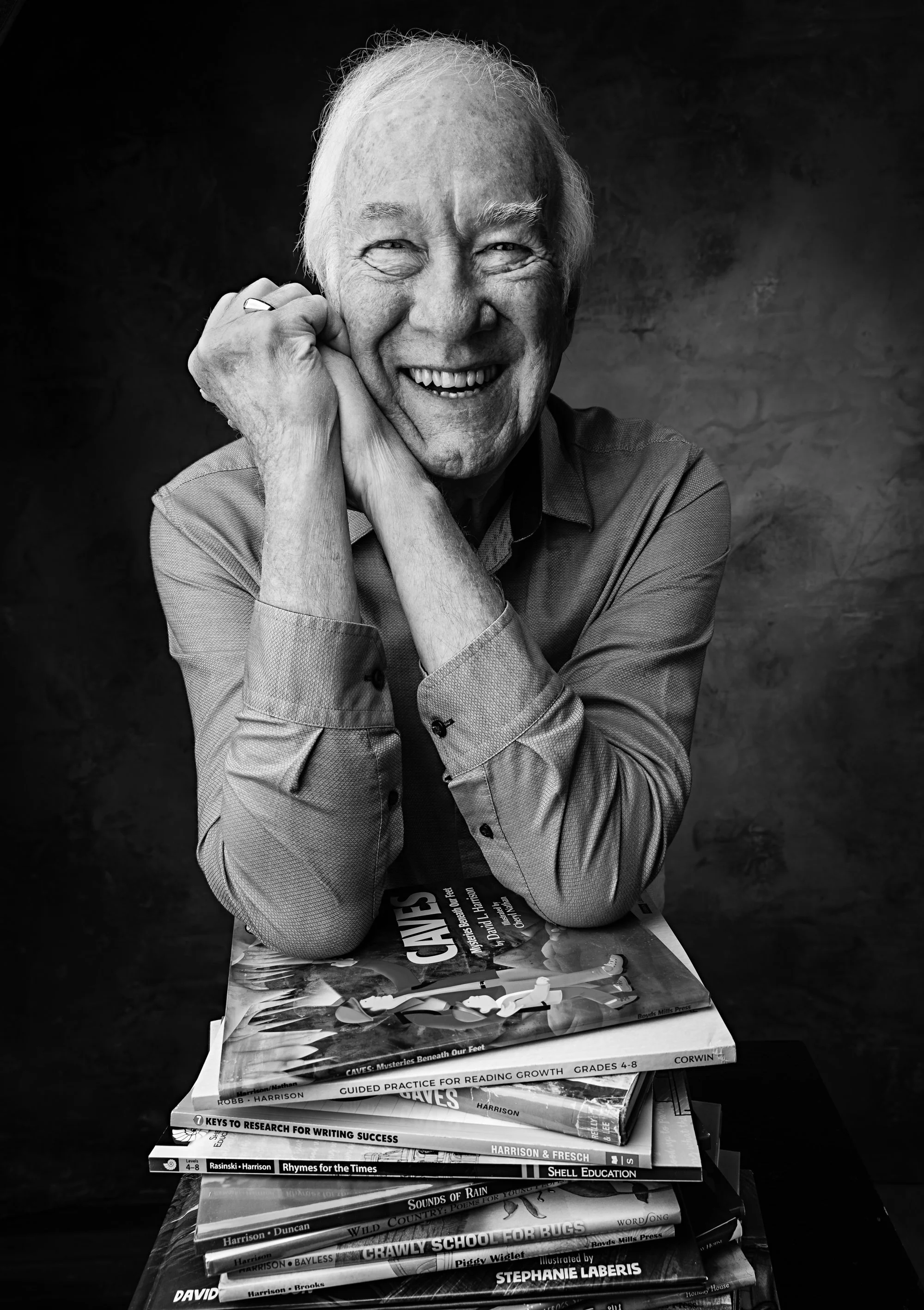 DAVID HARRISON as featured in the portrait and story exhibition by Randy Bacon, "Words and Pictures - The Power of Literacy"