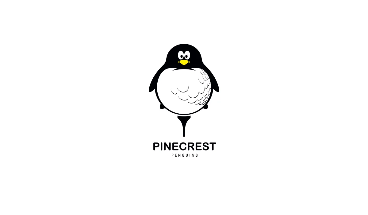 Pinecrest Youth Golf logo design