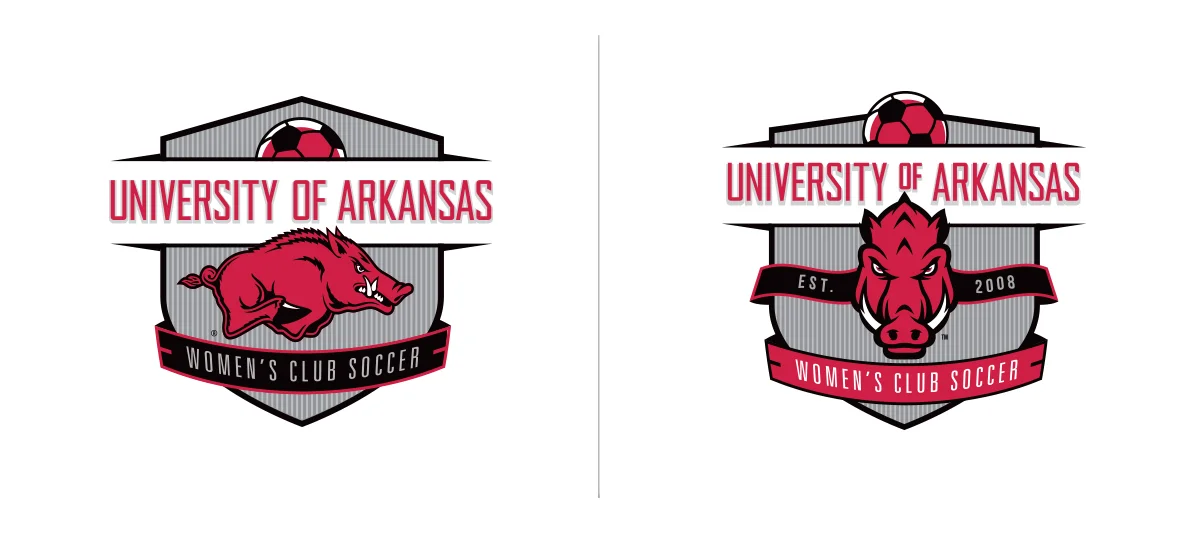 University of Arkansas Club Soccer Crest