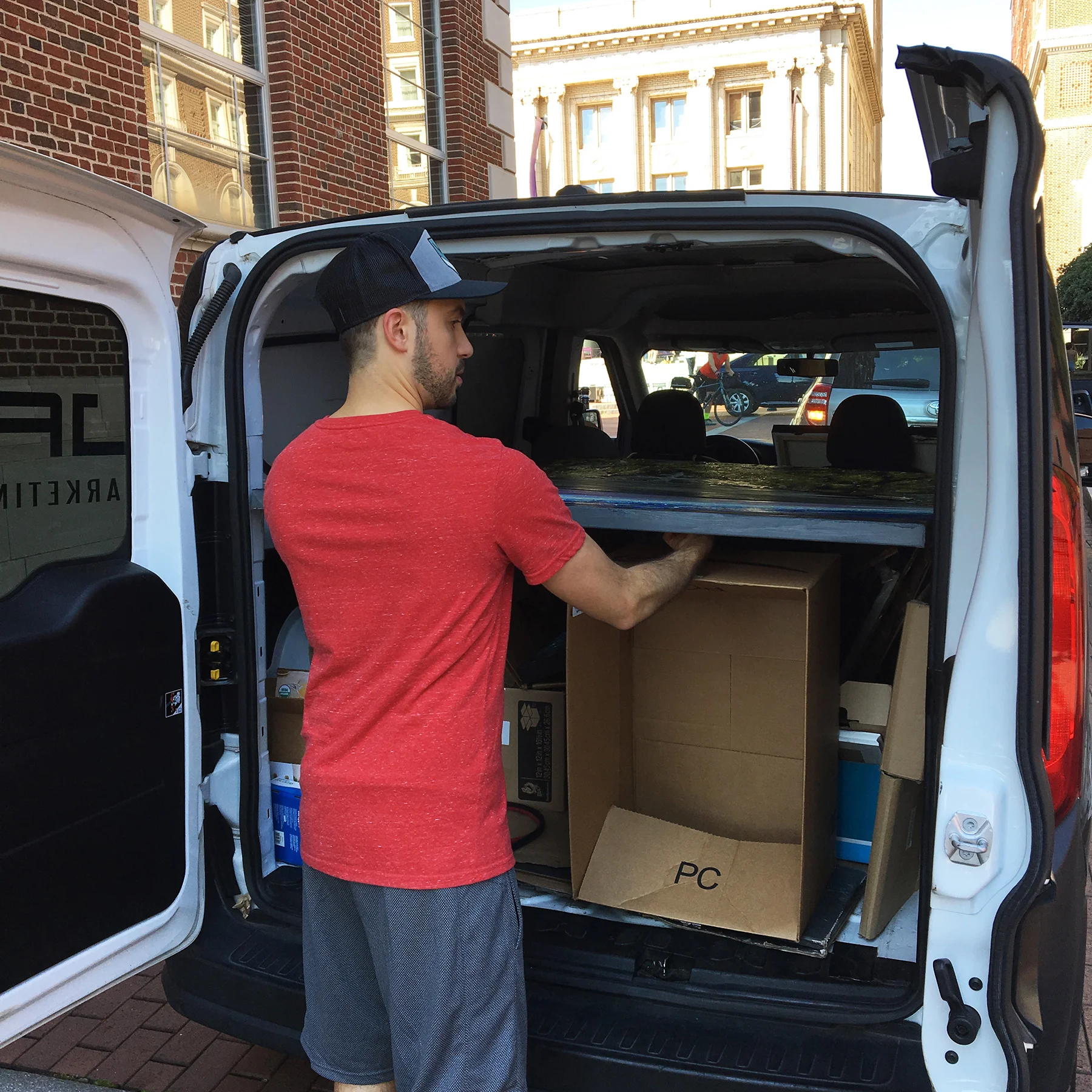 Special thanks to Jackson for letting me use their transit van to move everything
