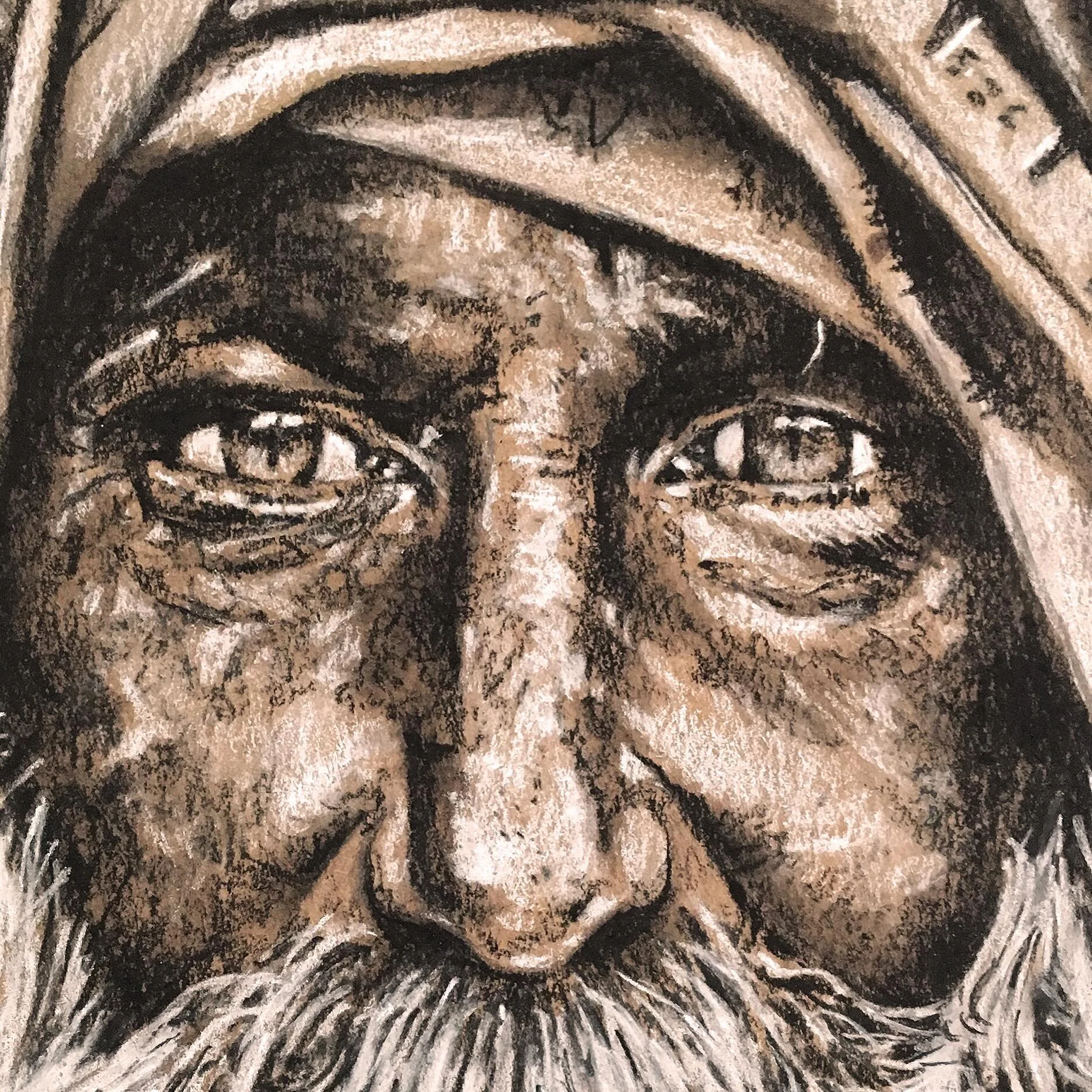 &ldquo;Sometimes the eyes say more than the mouth ever could.&rdquo; &mdash; Unknown

#charcoal #generalscharcoal #cardboardart