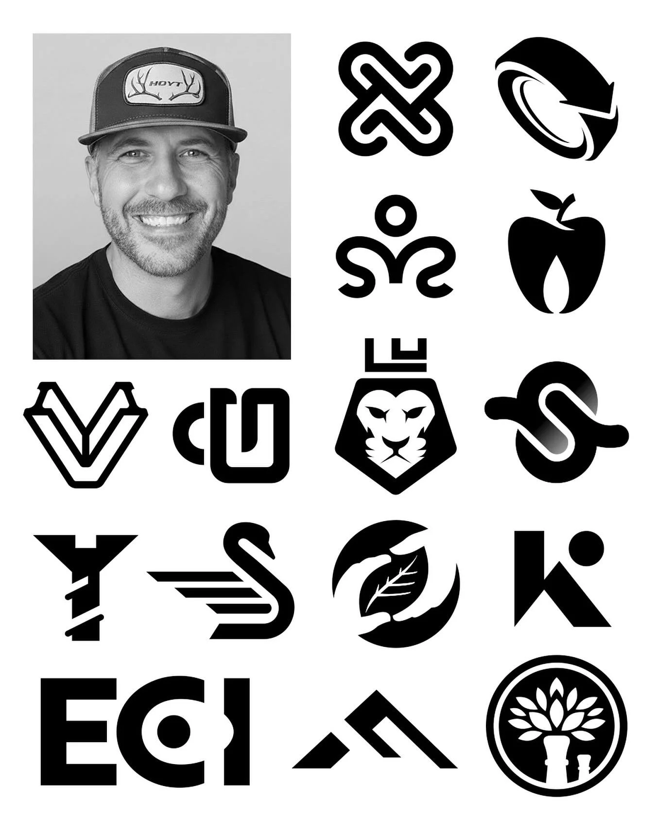 Logos are meant to identify, not explain ~Sagi Haviv 

Well, been a busy week and tardy to the party here, but rushed a grid of some marks to join the trend. Brand identity truly is one of the best parts of what I get to do for a living. I&rsquo;ve s