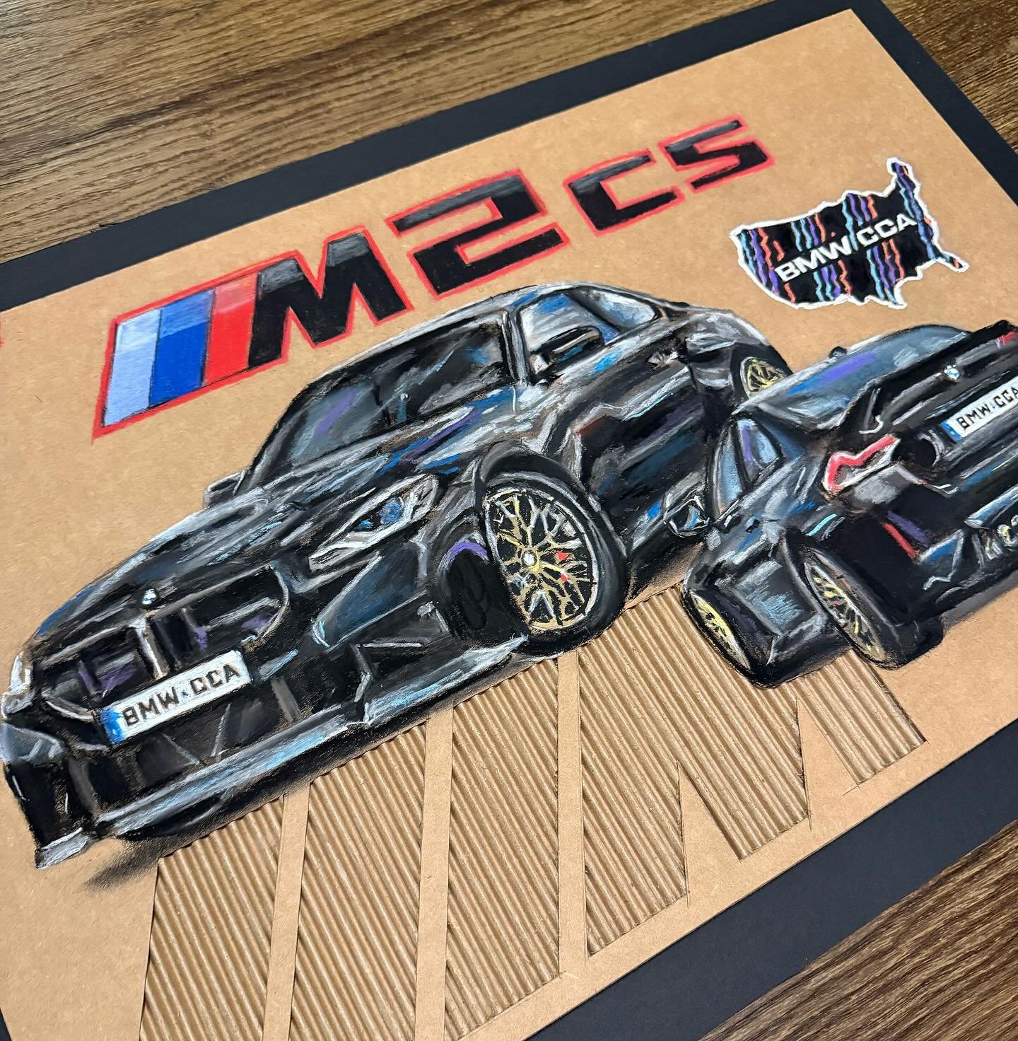 Special thanks to @bmwcca for the commission.

A true piece of art inspired by a true piece of art: the 2026 BMW M2 CS with black sapphire metallic, a carbon fiber roof, gold bronze wheels, and 523 horsepower. 

Last couple days to win the 2026 BMW M