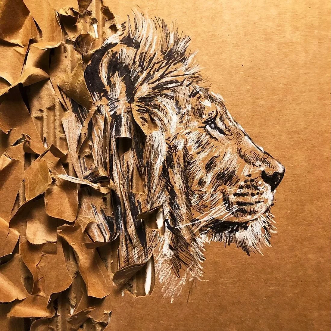 Is On the Move 🦁

#corrugatedartist #cardboardart #lion #ArtFeatures #artoftheday #artistsoninstagram