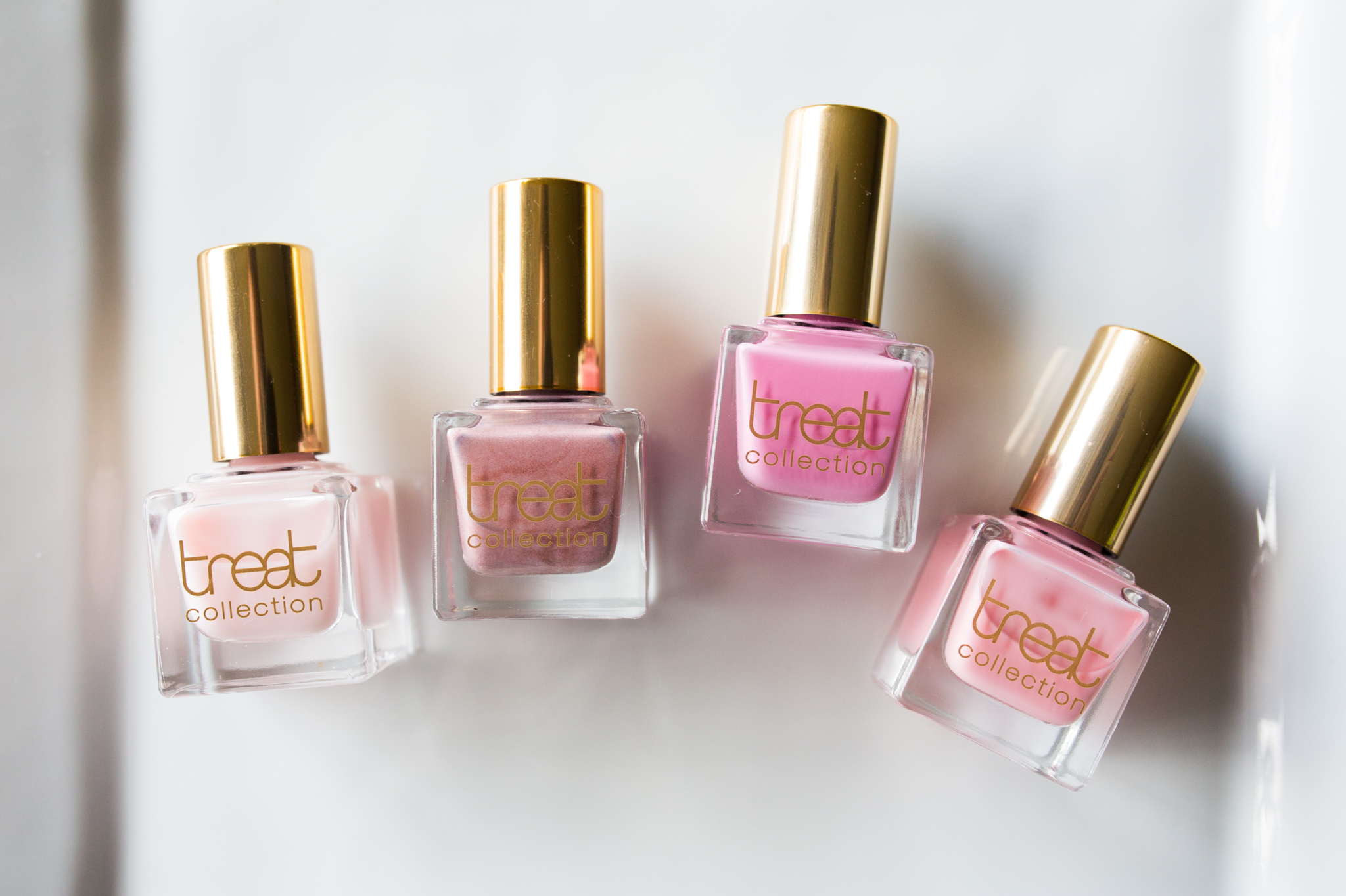 From left: Cherry Blossom, Wonderland, Cotton Candy, Honeymoon. 