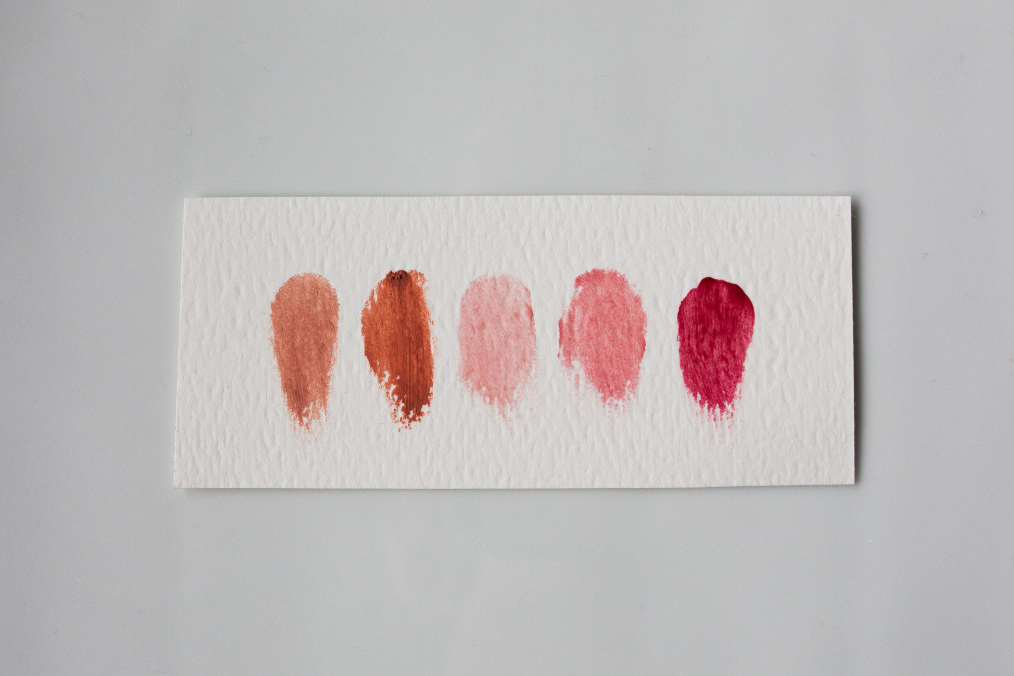 From left: Very Nice, Very Vivacious, Very Sweet, Very Charming, Very Naughty.