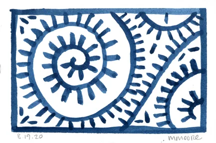 Blue Spiral