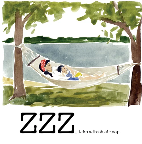 ZZZ, take a fresh air nap