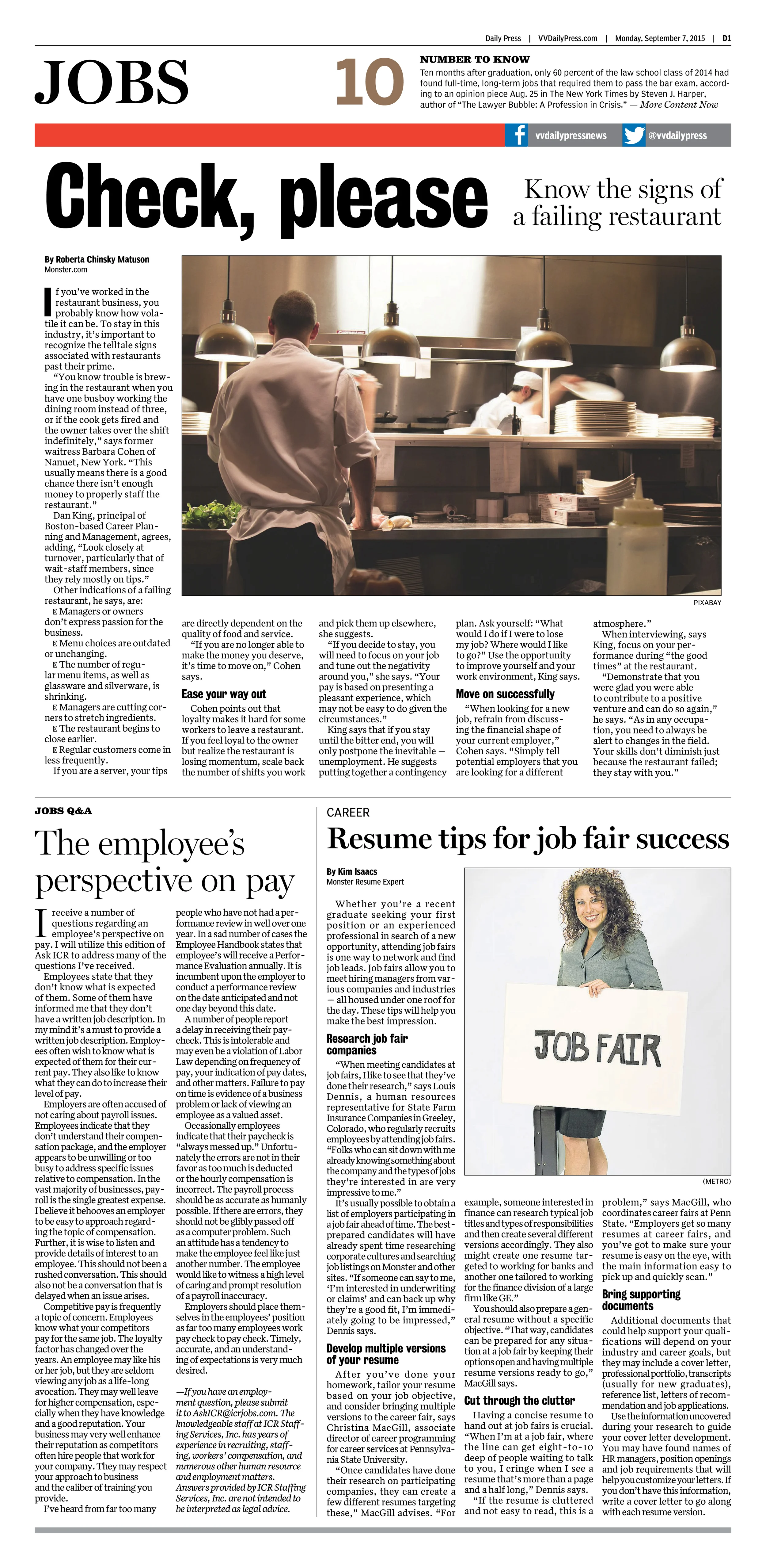 JOBS, Victorville Daily Press