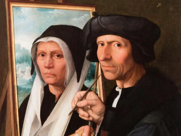 Dirck Jacobsz's Artistic Family Lineage and Identity In "Jacob Cornelisz Painting His Wife Anna"